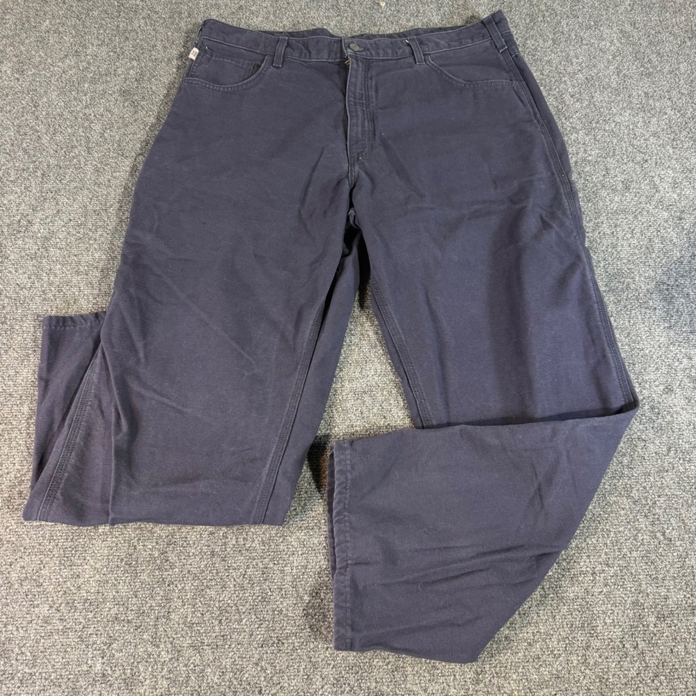 Carhartt FRB159 DNY Mens 40x30 Flame Resistant Loose Fit Canvas Carpenter Pants